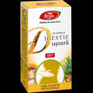 Digestie ușoara, D57, capsule, Fares