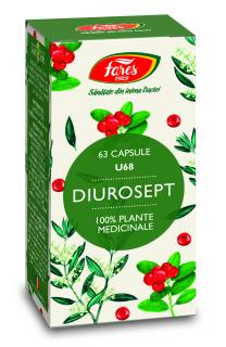 Diurosept (dezinfectant urinar) cu merisor, U68, capsule, Fares