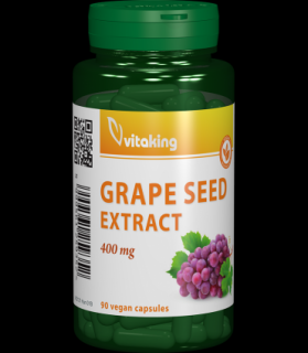 Extract din samburi de struguri 400 mg - 90 capsule, Vitaking