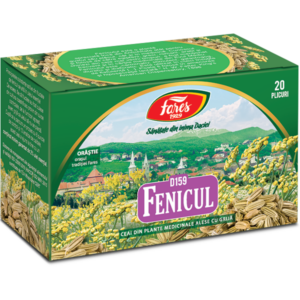 Fenicul, D159, ceai la plic, Fares