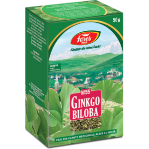 Ginkgo biloba, N155, frunze, ceai la pungă, Fares