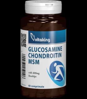 Glucozamina, condroitina, MSM - 60 comprimate, Vitaking