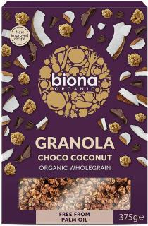 Granola cu ciocolata si cocos bio 375g Biona (stoc epuizat)