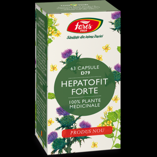 Hepatofit Forte, D79, capsule, Fares (Protejează ficatul)