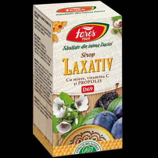 Laxativ cu miere și propolis, D69, sirop, Fares