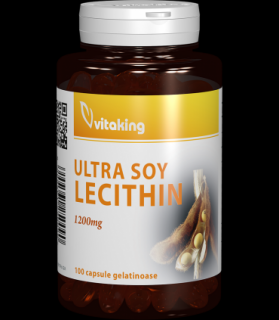 Lecitina Forte 1200 mg - 100 capsule gelatinoase, Vitaking
