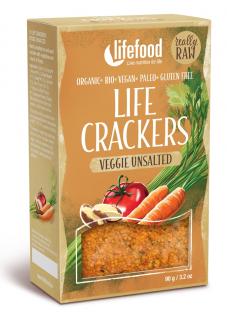 Lifecrackers cu legume fara sare raw bio 90g (stoc epuizat)