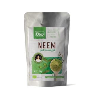 Neem pulbere organica 125g, Obio (stoc epuizat)