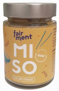 Pasta miso cu mazare galbena raw bio 200g, Fairment (stoc)
