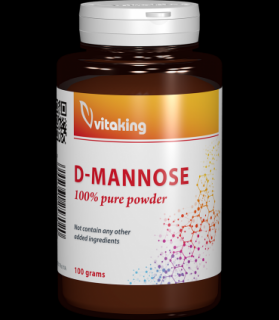 Pulbere D-manoza - 100g, Vitaking