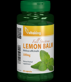 Roinita (Lemon Balm) 500mg - 60 capsule, Vitaking