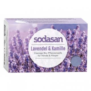 Sapun Crema Bio Lavanda si Musetel 100 Gr Sodasan