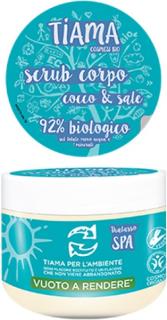 Scrub pentru corp cu cocos si sare bio 250ml Tiama