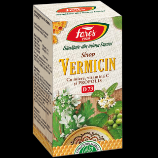 Vermicin cu miere şi propolis, D73, sirop, Fares