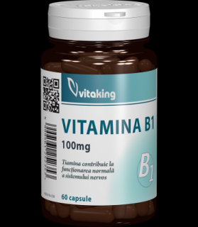 Vitamina B1 (tiamina) 100mg - 60 capsule, Vitaking