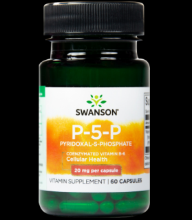 Vitamina B6 (piridoxina) 20mg - 60 capsule, Swanson