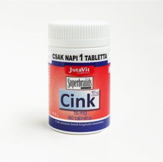 Zinc 15 mg, 60 tb, Juvita