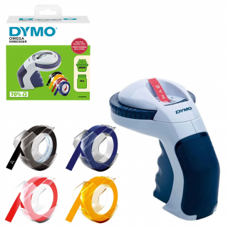 Aparat etichetat DYMO Omega si in total 4 role de etichete 3D embosabile DY12748 2174605TRC