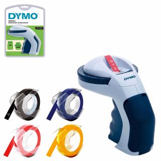 Aparat etichetat DYMO Omega si in total 4 role de etichete 3D embosabile DY12748 S0717950TRC