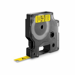 Banda etichete DYMO LabelManager D1 9mm x 7m negru galben S0720730 40918