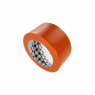 Banda marcare protectie 3M 764i vinil portocaliu, 50mm x 33m, marcare terenuri sport indoor, 70006299823