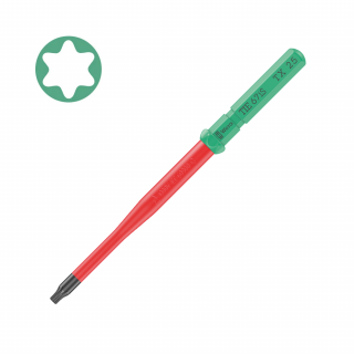 Bit surubelnita Kraftform Kompakt VDE WERA 67 iS TORX TX25 x 154 mm protectie anticoroziva izolatie rosie 05006542001