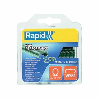 Capse gard Rapid HOG VR22 5-11mm, plastifiate verde, 215 buc blister