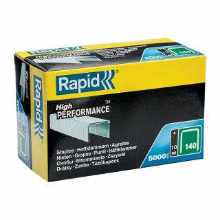 Capse Rapid 140 10, sarma plata galvanizata, High Performance, pentru acoperis, 5000 capse cutie carton 11910711