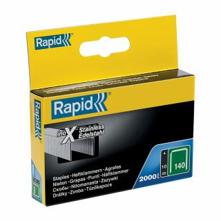 Capse Rapid 140 10, sarma plata otel inoxidabil, High Performance, pentru acoperis, 2000 capse cutie carton 11910733