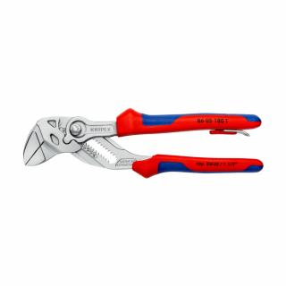 Cleste Cheie cu reglaj automat, mecanica fina, instalatii sanitare, maner multicomponent, 180mm, KNIPEX 86 05 180 T