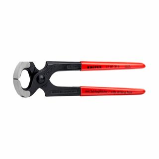 Cleste ciocan cu suprafata pentru baterea cuielor, maner plastic, 210mm,  KNIPEX 51 01 210