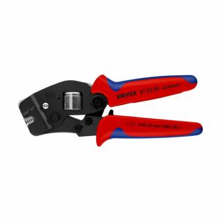 Cleste de sertizat ferule, cu autoreglaj, pana la 10 mm  ², manere multicomponent, 190 mm, KNIPEX  97 53 08