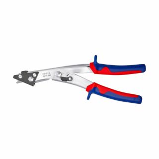 Cleste foarfeca, taiat tabla, 280 mm, cromat, manere multicomponent, KNIPEX 90 55 280