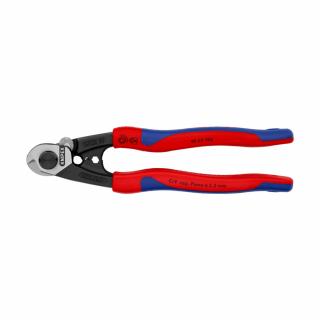 Cleste Foarfeca, taiere cabluri de sarma, 190mm, maner multicomponent, O 7,0 mm, KNIPEX 95 62 190