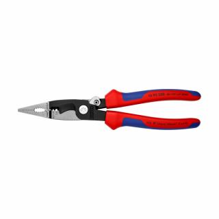 Cleste multifunctional, dezizolare, crimpare ferule, mecanism inteligent de blocare, Maner Multicomponent, pentru electricieni, 200mm,  KNIPEX 13 92 200