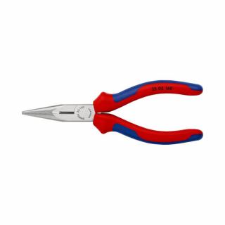 Cleste nas lung semirotund conic KNIPEX 25 02 160, taiere laterala, 160 mm