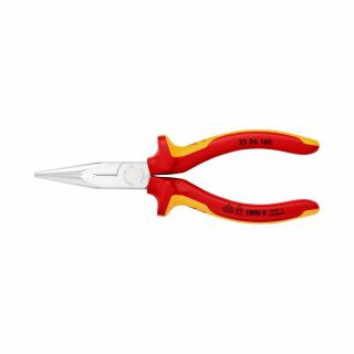 Cleste nas lung semirotund taiere laterala VDE, cromat, KNIPEX 25 06 160, 160 mm