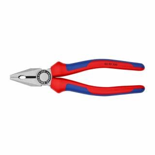 Cleste patent combinat, parghie mare, maner multicomponent, 200mm,  KNIPEX 03 02 200