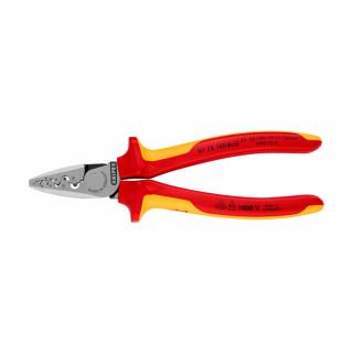 Cleste profesional VDE sertizat ferule, O 0.25 - 16 mm  ², 180 mm, KNIPEX 97 78 180