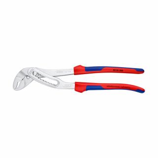 Cleste reglabil, KNIPEX Alligator, 300 mm, instalatii sanitare, cleste papagal, dispozitiv autoblocare, cromat, manere multicomponent, 88 05 300