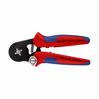 Cleste sertizare cu autoreglare pini terminali si ferule, acces lateral, 180 mm, KNIPEX 975304