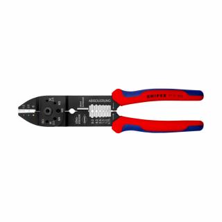 Cleste sertizare, M 2,6; M 3; M 3,5; M 4 si M 5, manere multicomponent, 230 mm, KNIPEX 97 21 215