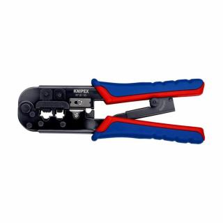 Cleste sertizat mufe retea RJ11, RJ12, RJ45, 190 mm, KNIPEX 975110