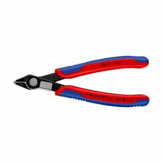 Cleste Sfic, Electronic Super Knips pentru instalatii electronice, taiere ultraperformanta, 125mm, maner multicomponent, O 1,6 mm, KNIPEX 78 71 125
