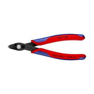 Cleste Sfic, Electronic Super Knips XL pentru instalatii electronice, taiere ultraperformanta, 140mm, maner multicomponent, O 2,1 mm, KNIPEX 78 61 140