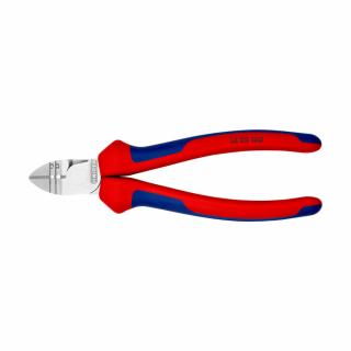 Cleste Sfic pentru dezizolat cu parghie ridicata, cromat, manere multicomponent, 160 mm, KNIPEX 14 25 160