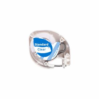 Etichete compatibile Dymo Letratag albastru transparent 12mm x 4m AIMO S0721530 DY12267