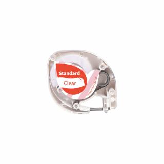 Etichete compatibile Dymo Letratag rosu transparent 12mm x 4m AIMO S0721530 DY12267