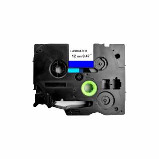 Etichete HQ compatibile Brother TZe-531 12mm x 8m negru albastru Caseta Neagra