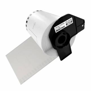 Etichete late modul continuu DK-22243 albe 102mm x 30.48m suport plastic inclus compatibile Brother DK-22243 DK22243